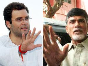 Rahul Gandhi-Chandrababu Naidu Rahul Gandhi-Chandrababu Naidu