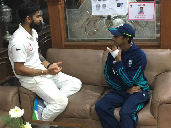 3rd Test: Virat Kohli praises 'future star' Haseeb Hameed 3rd Test: Virat Kohli praises 'future star' Haseeb Hameed