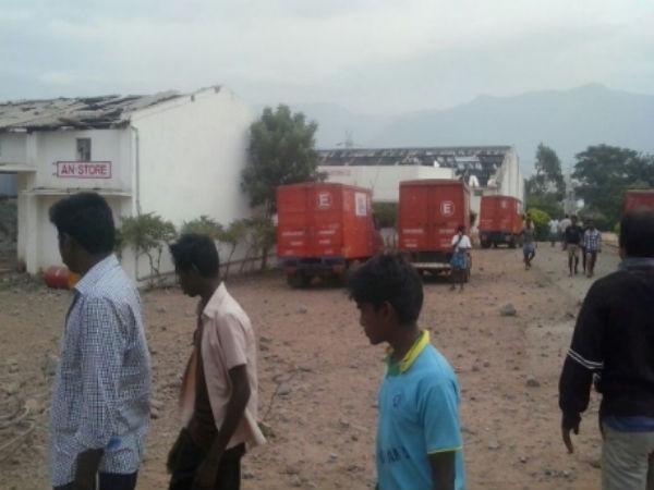 explosives blast near trichy: 10 killed explosives blast near trichy: 10 killed