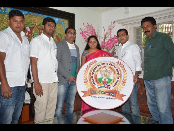 MP Kavitha launched logo of United kingdom MP Kavitha launched logo of United kingdom