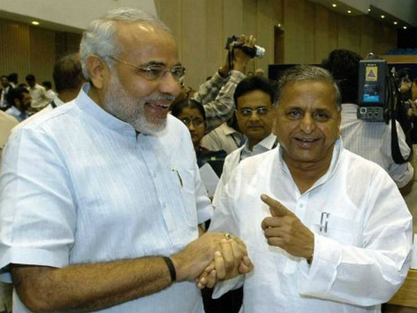 mulayam singh yadav - narendra modi mulayam singh yadav - narendra modi