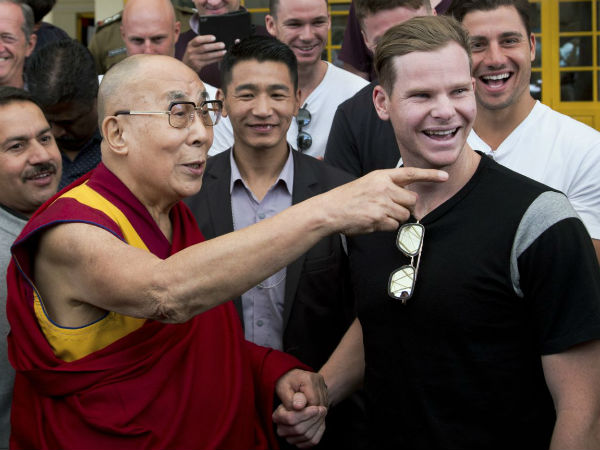 Steven Smith Has a Peace Session With The Dalai Lama Steven Smith Has a Peace Session With The Dalai Lama
