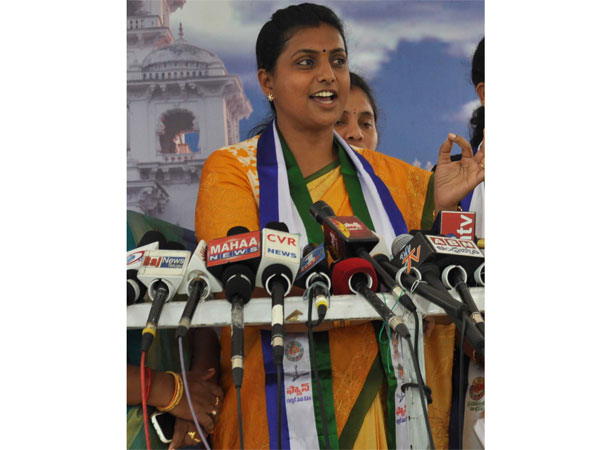 After a year.. YSR CP MLA Roja in Assembly After a year.. YSR CP MLA Roja in Assembly