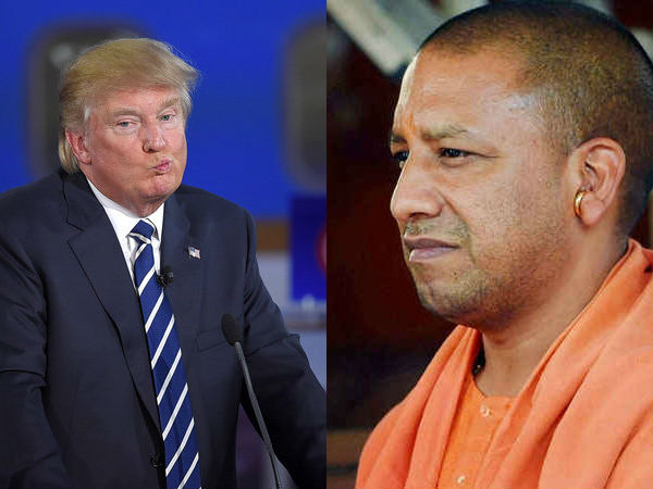 Trump's Fake Tweet Congratulating UP CM Yogi Adityanath 2017 Trump's Fake Tweet Congratulating UP CM Yogi Adityanath 2017