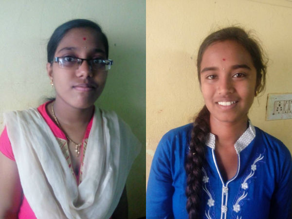 Darani and Srivani from Bengaluru got 95% marks. Darani and Srivani from Bengaluru got 95% marks.