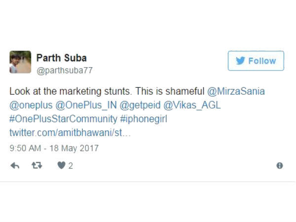 Sania Mirza promotes One Plus 3T, using her iPhone; gets trolled on Twitter Sania Mirza promotes One Plus 3T, using her iPhone; gets trolled on Twitter