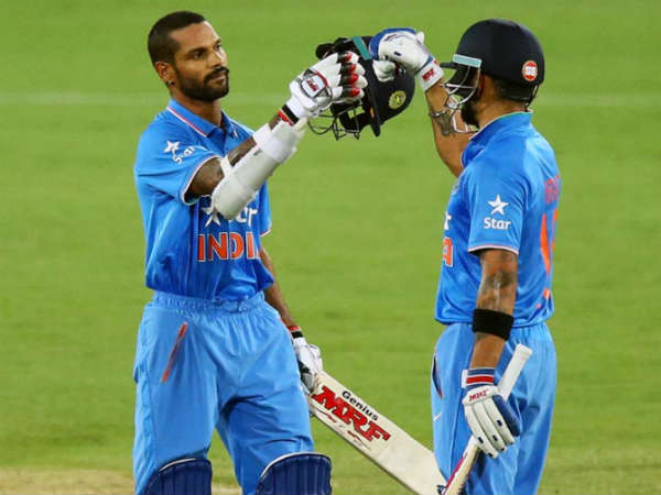 Kohli and Dhawan Kohli and Dhawan