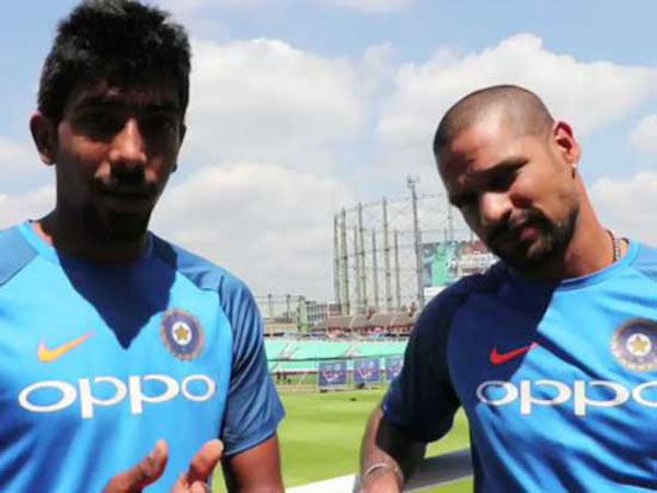 India vs Pakistan Final, ICC CT 2017: Shikhar Dhawan has advice for Jasprit Bumrah ahead of crunch game India vs Pakistan Final, ICC CT 2017: Shikhar Dhawan has advice for Jasprit Bumrah ahead of crunch game
