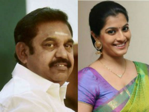 actress varalaxmi meets tamilandu cm edappadi palaniswamy actress varalaxmi meets tamilandu cm edappadi palaniswamy
