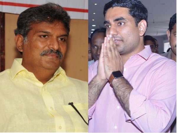 Nara Lokesh calls MP Kesineni Nani Nara Lokesh calls MP Kesineni Nani