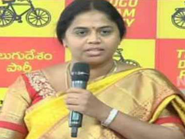 TDP Panchumarti Anuradha warned to Ysrcp MLA Roja . TDP Panchumarti Anuradha warned to Ysrcp MLA Roja .