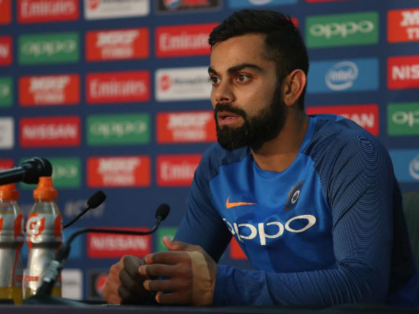 ICC Champions Trophy 2017: Virat Kohli bemused after confusing question by journalist ICC Champions Trophy 2017: Virat Kohli bemused after confusing question by journalist