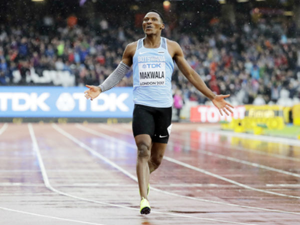 The bizarre moment a Botswanan athlete was forced to run the 200 meters alone at the World Championships The bizarre moment a Botswanan athlete was forced to run the 200 meters alone at the World Championships