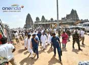 యాదాద్రి ఆలయ పనులు పర్యవేక్షించిన ముఖ్యమంత్రి కేసీఆర్