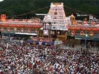 Crowd in tirumala