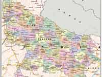 Uttar Pradesh map Uttar Pradesh map