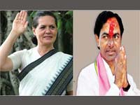 Sonia Gandhi and Kcr Sonia Gandhi and Kcr