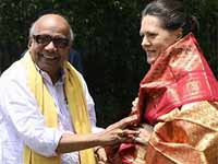 Karunanidhi-Sonia Gandhi Karunanidhi-Sonia Gandhi