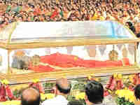 Sathya Sai Baba Coffin Sathya Sai Baba Coffin