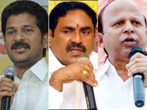 Revanth Reddy- Errabelli Dayakar Rao- Devendar Goud Revanth Reddy- Errabelli Dayakar Rao- Devendar Goud