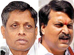 Dadi Veerabhadra Rao and Ponguleti Sudhakar Reddy Dadi Veerabhadra Rao and Ponguleti Sudhakar Reddy