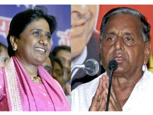Mayawati and Mulayam Singh Mayawati and Mulayam Singh