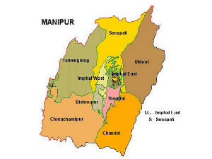 Manipur Map Manipur Map