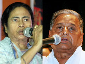 Mamata Banerjee-Mulayam Singh Yadav Mamata Banerjee-Mulayam Singh Yadav