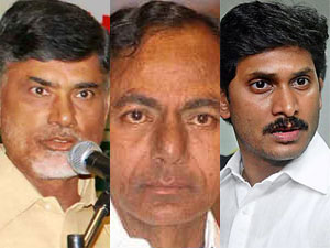 Chandrababu Naidu-K Chandrasekhar Rao-YS Jagan Chandrababu Naidu-K Chandrasekhar Rao-YS Jagan