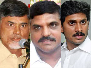 Chandrababu Naidu-Botsa Satyanarayana-YS Jagan Chandrababu Naidu-Botsa Satyanarayana-YS Jagan