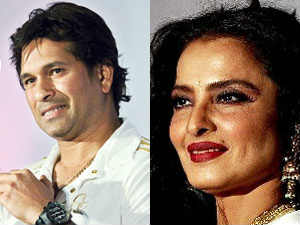 Sachin Tendulkar - Rekha Sachin Tendulkar - Rekha