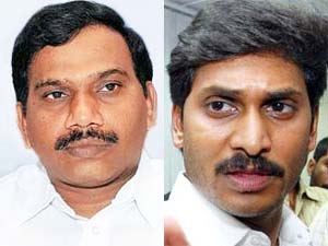 A Raja-YS Jagan A Raja-YS Jagan