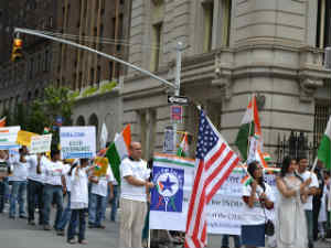 PFL marches in the INDIA Day Parade in New York PFL marches in the INDIA Day Parade in New York