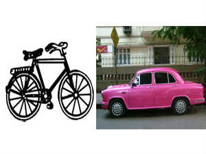 Telangana effect: Car beats Cycle Telangana effect: Car beats Cycle