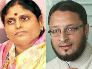 YS Vijayamma - Asaduddin Owaisi YS Vijayamma - Asaduddin Owaisi