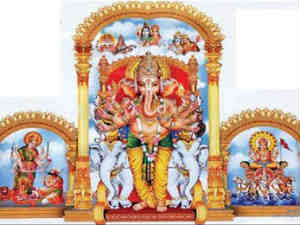 Governor special pooja at khairatabad ganesh Governor special pooja at khairatabad ganesh