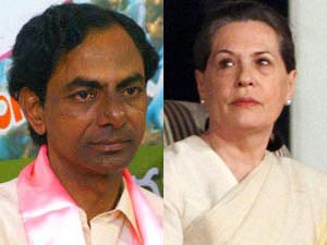 K Chandrasekhar Rao-Sonia Gandhi K Chandrasekhar Rao-Sonia Gandhi
