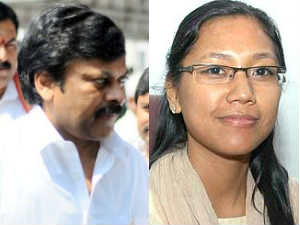 Chiranjeevi - Agatha Sangma Chiranjeevi - Agatha Sangma