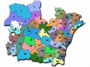 Prakasam Map Prakasam Map