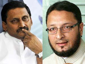 Kiran Kumar Reddy - Asaduddin Owaisi Kiran Kumar Reddy - Asaduddin Owaisi