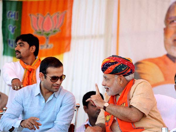 Irfan Pathan-Narendra Modi Irfan Pathan-Narendra Modi