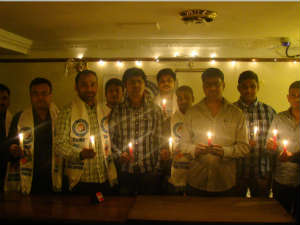 NRIs organise camdle light programme in London NRIs organise camdle light programme in London
