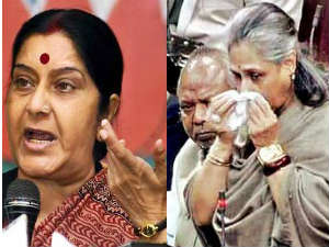 Sushma Swaraj - Jaya Bachchan Sushma Swaraj - Jaya Bachchan