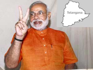 Narendra Modi-Telangana Narendra Modi-Telangana