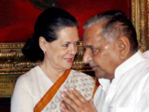Sonia Gandhi - Mulayam Singh Yadav Sonia Gandhi - Mulayam Singh Yadav