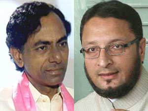 K Chandrasekhar Rao-Asaduddin Owaisi K Chandrasekhar Rao-Asaduddin Owaisi