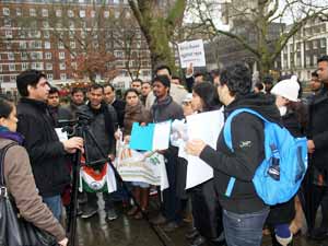 Delhi Gang Rape: Protest in London Delhi Gang Rape: Protest in London