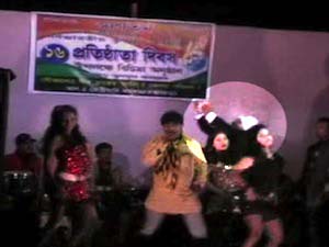 TMC party men engage in obscenity during anniv bash TMC party men engage in obscenity during anniv bash