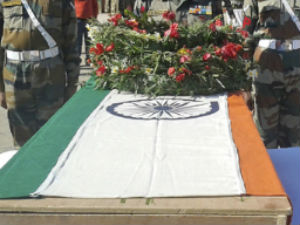 Martyr Lance Naik Hemraj cremated with military honours Martyr Lance Naik Hemraj cremated with military honours