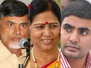 Chandrababu Naidu-Galla Aruna Kumari-Nara Lokesh Chandrababu Naidu-Galla Aruna Kumari-Nara Lokesh